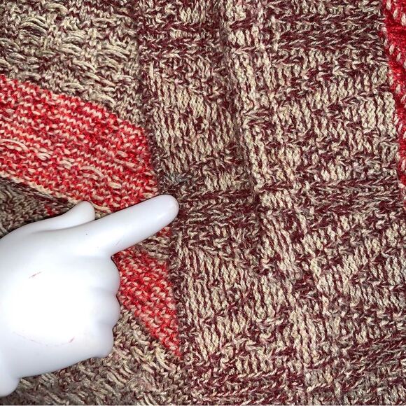 LUCKY BRAND Cardigan Sweater Women’s XS Small Southwest Aztec Open Front Boho - Picture 6 of 8